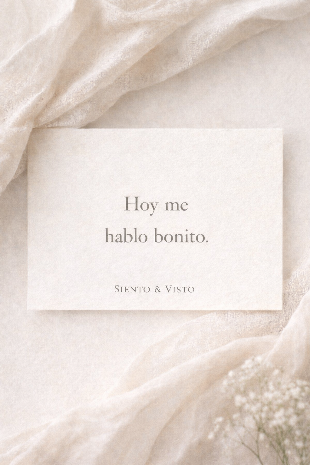 Hoy me hablo bonito