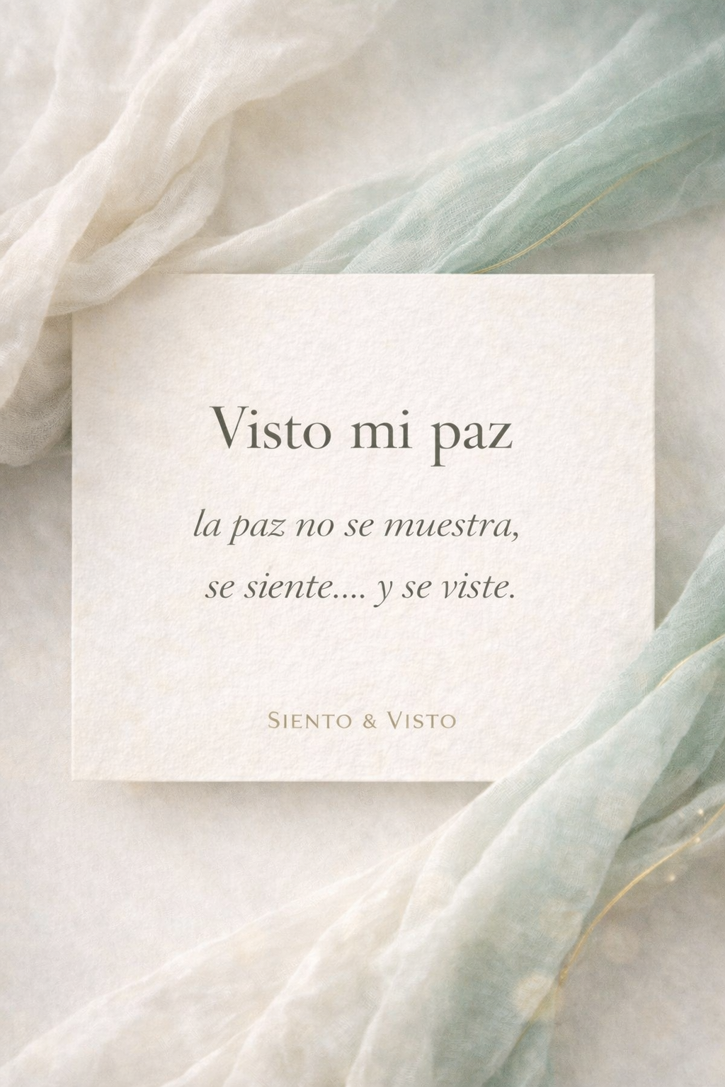 Visto mi paz